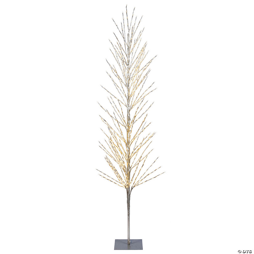 Vickerman 7' Champagne Artificial Christmas Tree, Warm White LED Lights Image