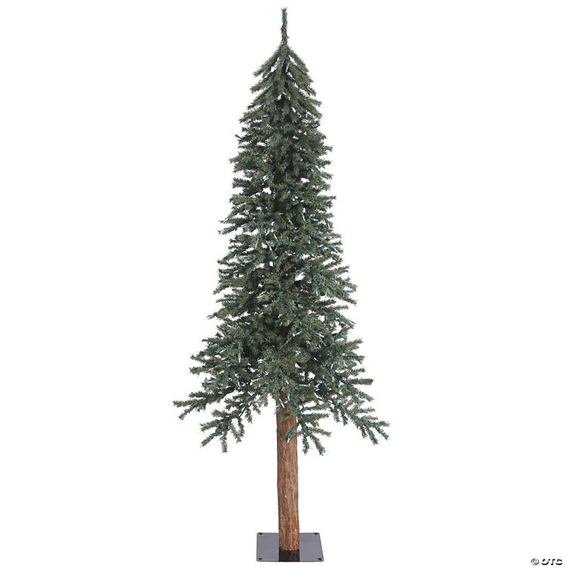 Vickerman 7' Natural Bark Alpine Christmas Tree Unlit