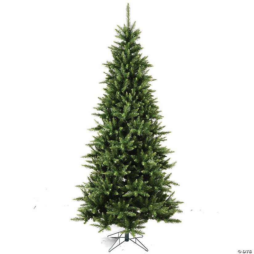 Vickerman 8.5' Camdon Fir Slim Artificial Christmas Tree, Unlit Image