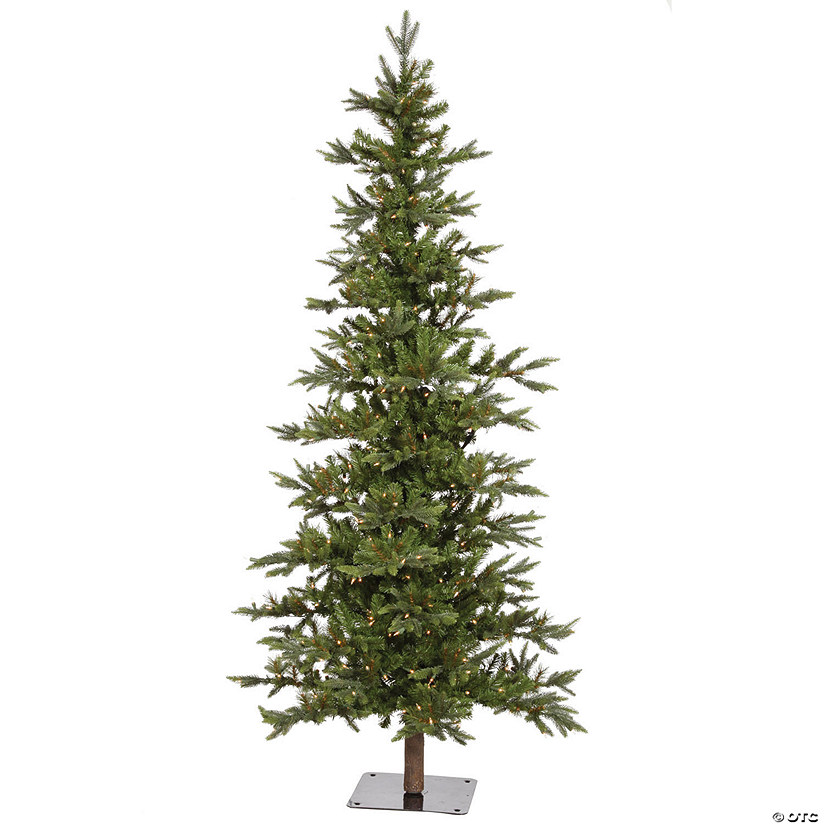 Vickerman 8' Shawnee Fir Artificial Christmas Tree, Clear Dura-lit Lights Image