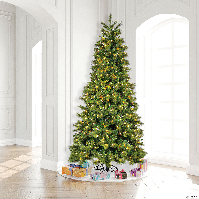Vickerman 9' Brighton Pine Artificial Christmas Tree, Warm White Dura-lit LED Lights Image