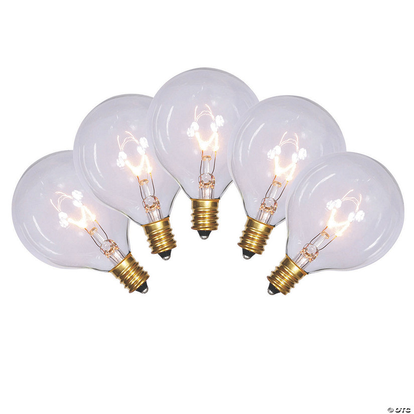 Vickerman Clear Satin Patio Light Set Image