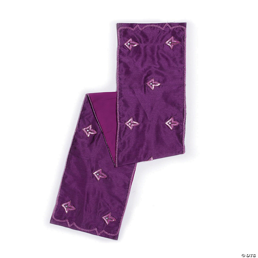 Vickerman Decforative Dark Purple Beaded 14 x 90" Table Runner Image