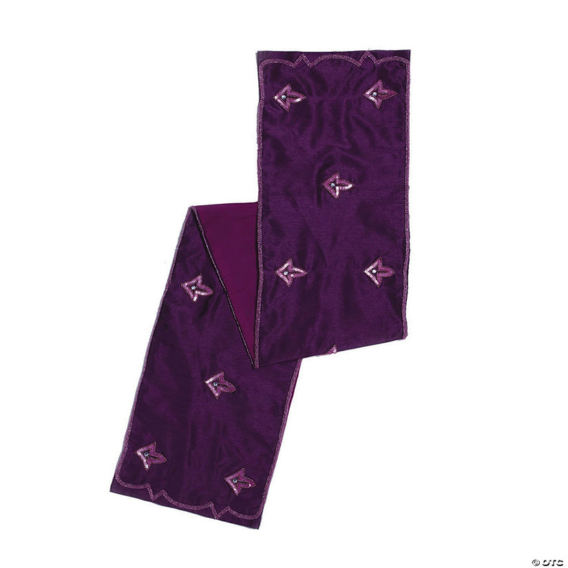 Vickerman Decorative Dark Purple Beaded 12" x 60" Table Runner Image