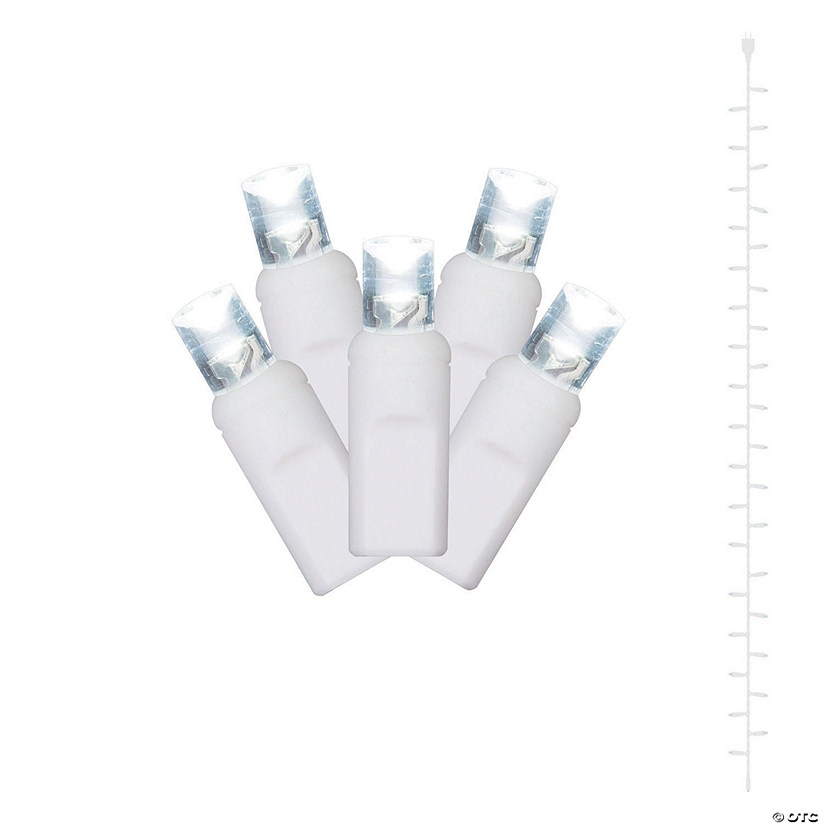Vickerman Pure White LED Curtain Light 25 ft Image