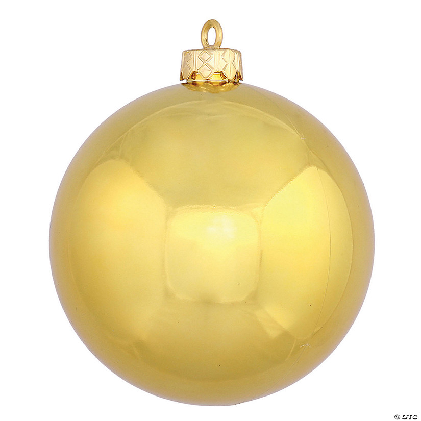 Vickerman Shatterproof 2.4" Gold Shiny Ball Christmas Ornament, 24 per Bag Image