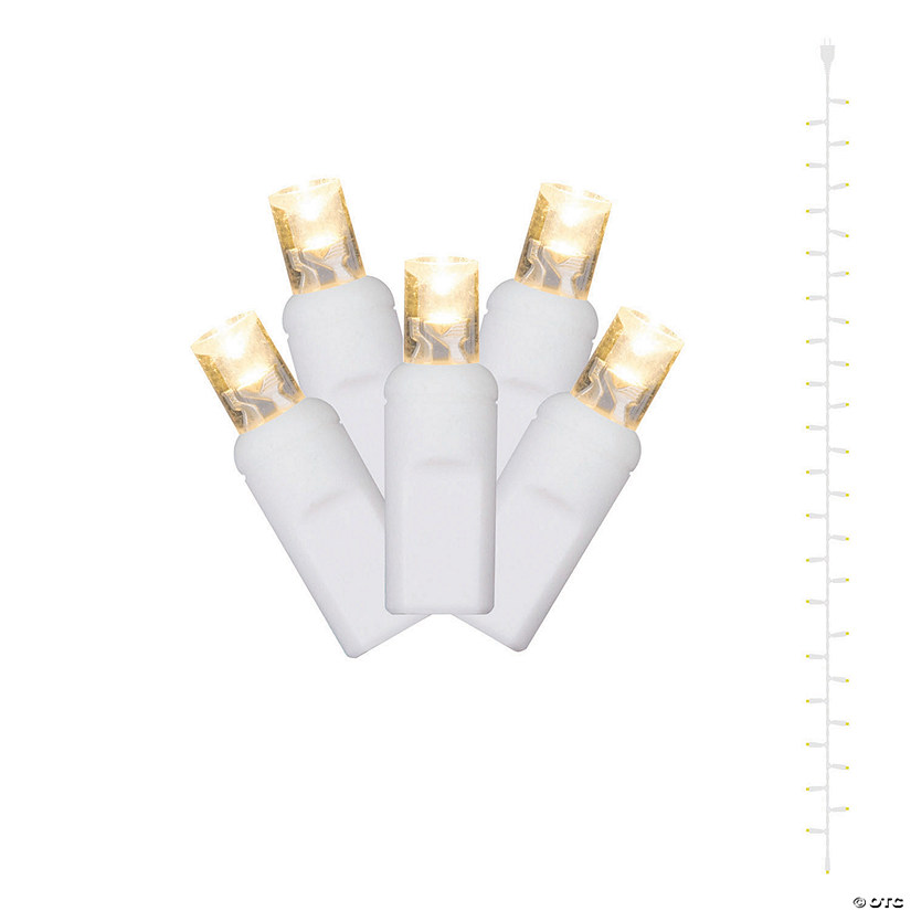 Vickerman Twinkle Warm White LED Curtain Light 11.5 ft Image
