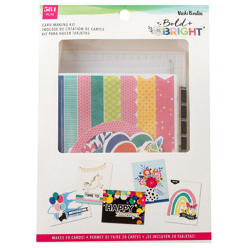 Vicki Boutin Bold And Bright Card Making Kit-Makes 20 Image
