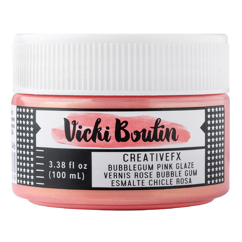 Vicki Boutin Bold And Bright Creative FX Texture Paste-Bubblegum Pink Glaze Image