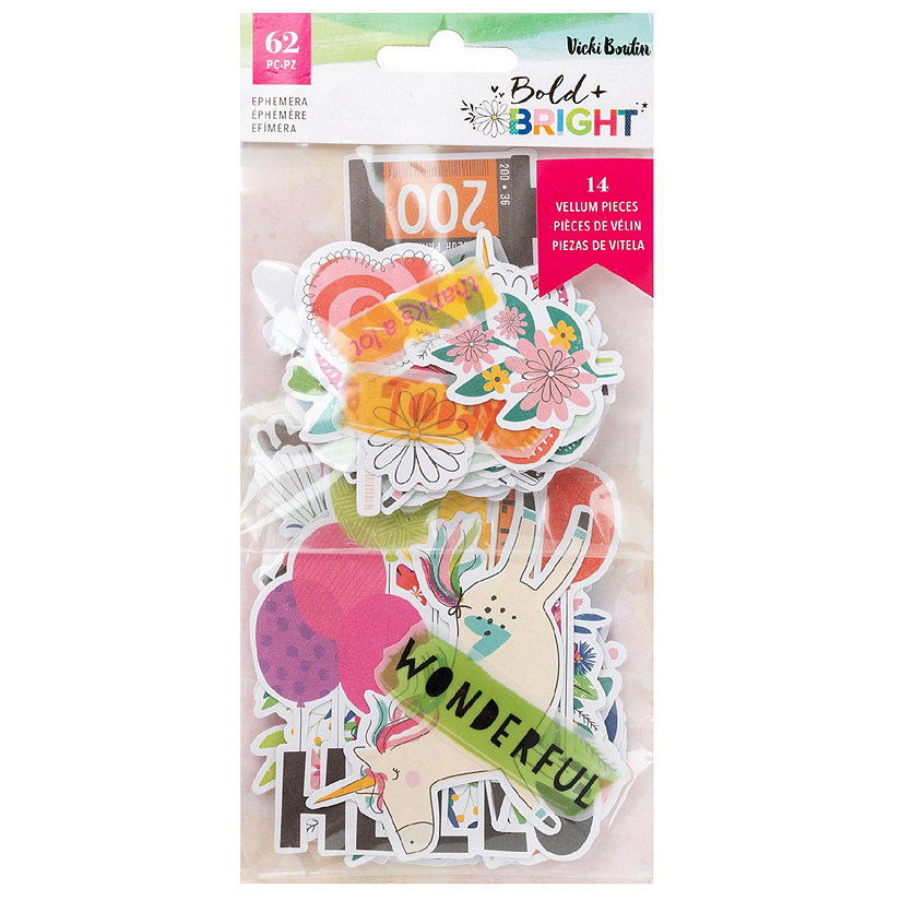 Vicki Boutin Bold And Bright Ephemera-Icons Image