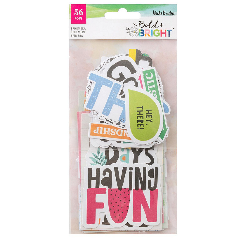 Vicki Boutin Bold And Bright Ephemera-Journaling Image