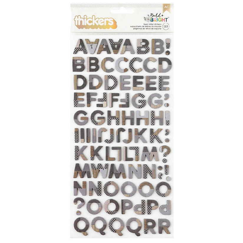 Vicki Boutin Bold And Bright Thickers-Alphabet Image