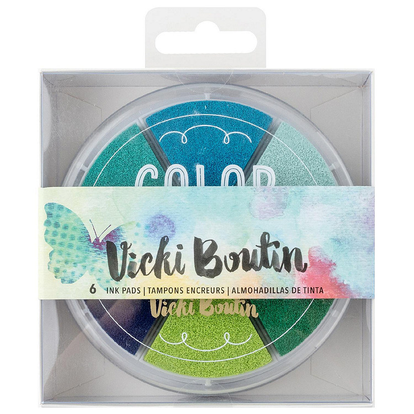 Vicki Boutin Mixed Media Ink Stamp Pads 6/Pkg-Cool Image