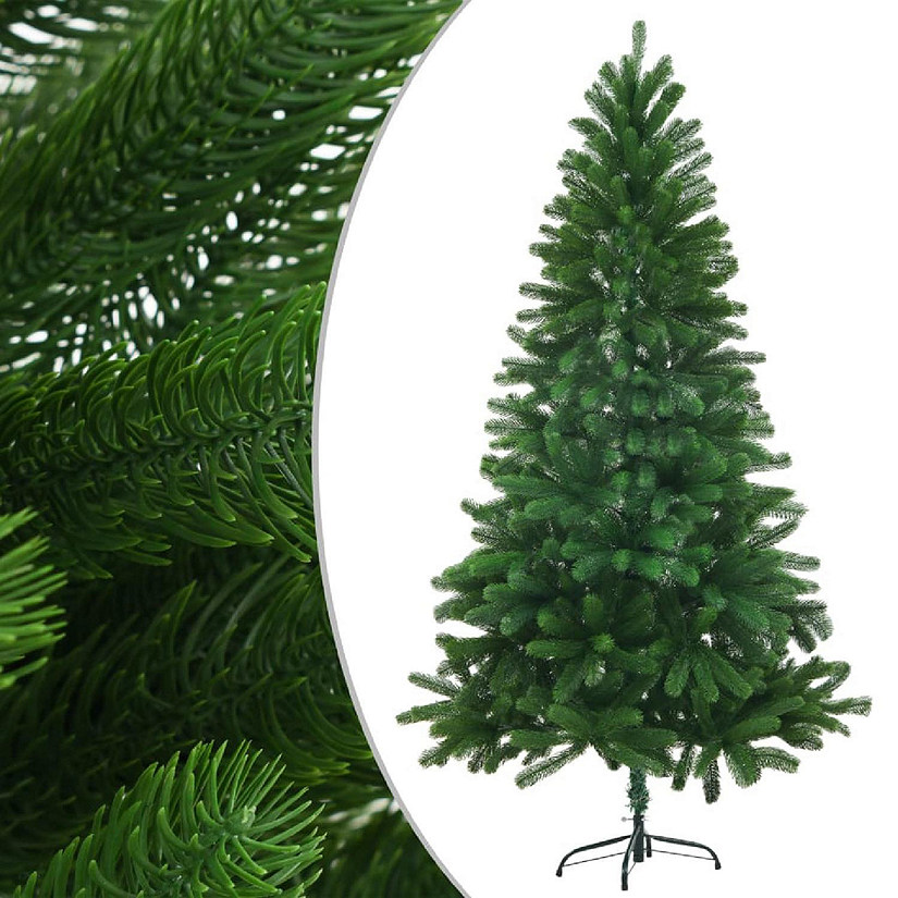 vidaXL 5' Green Faux Christmas Tree Lifelike Needles Image