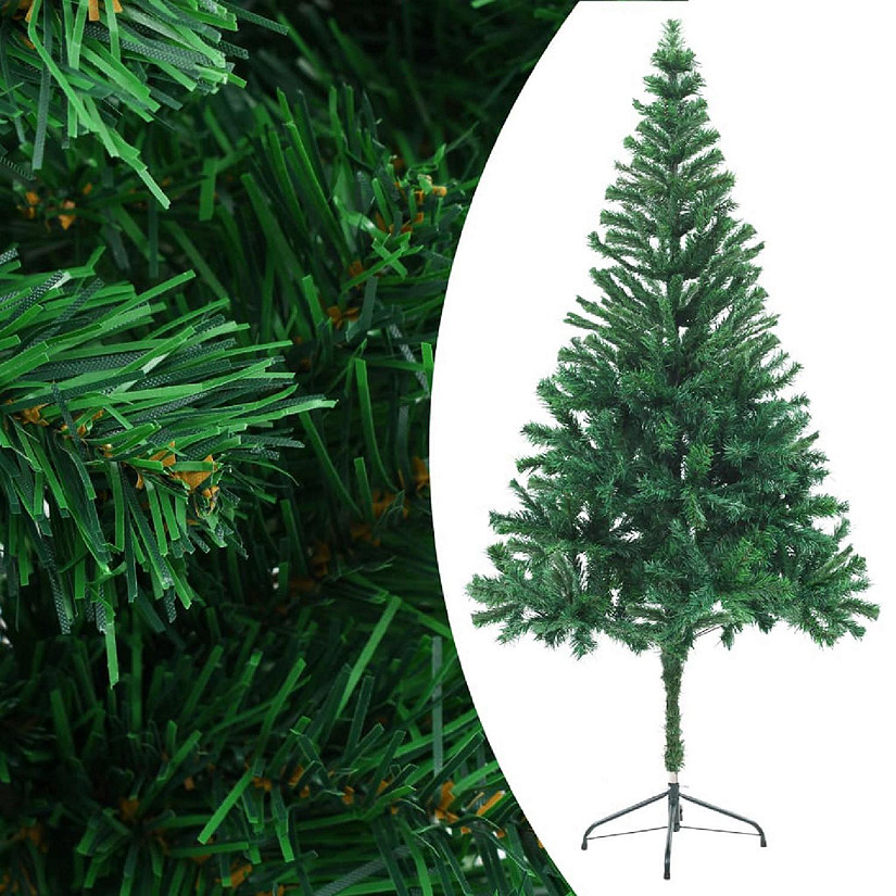 vidaXL 6' Green Artificial Christmas Tree with Stand Image