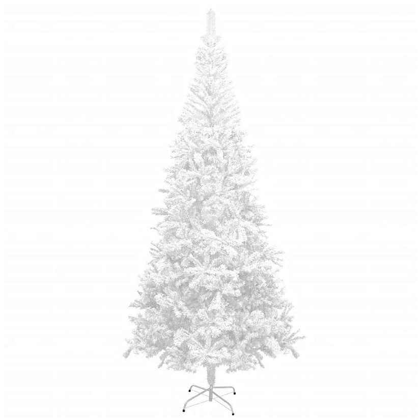 VidaXL 8' White Artificial Christmas Tree Image