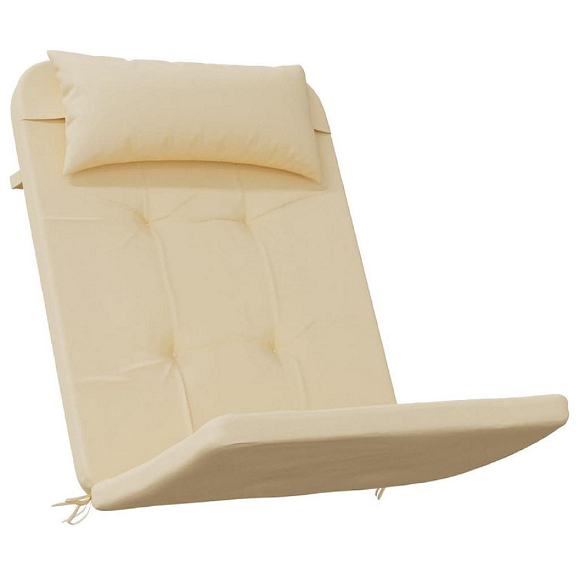 vidaXL Adirondack Chair Cushions 2 pcs Beige Oxford Fabric Image