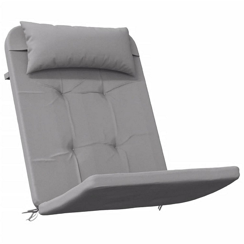 vidaXL Adirondack Chair Cushions 2 pcs Gray Oxford Fabric Image