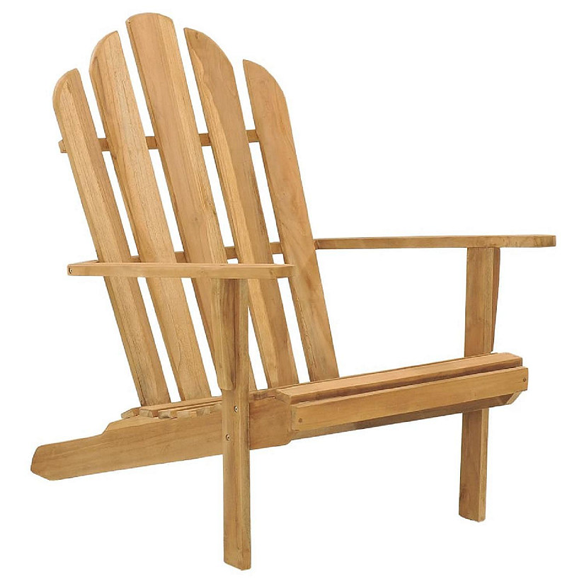 vidaXL Adirondack Chair Solid Teak Wood Oriental Trading