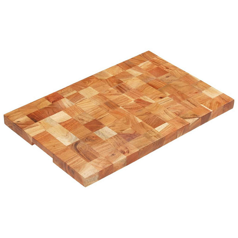 vidaXL Chopping Board 23.6"x15.7"x1.5" Solid Acacia Wood Image