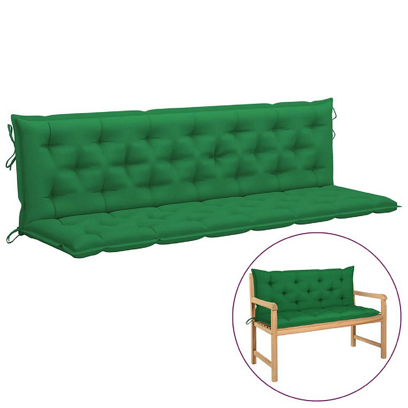 vidaXL Cushion for Swing Chair Green 78.7" Fabric Image