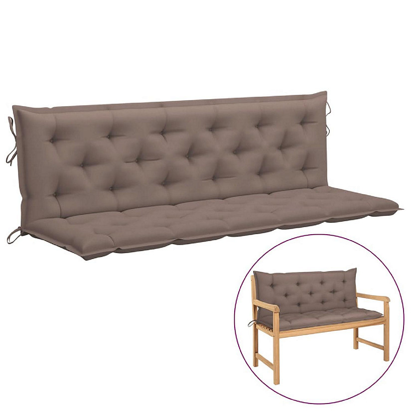 vidaXL Cushion for Swing Chair Taupe 70.9" Fabric Image