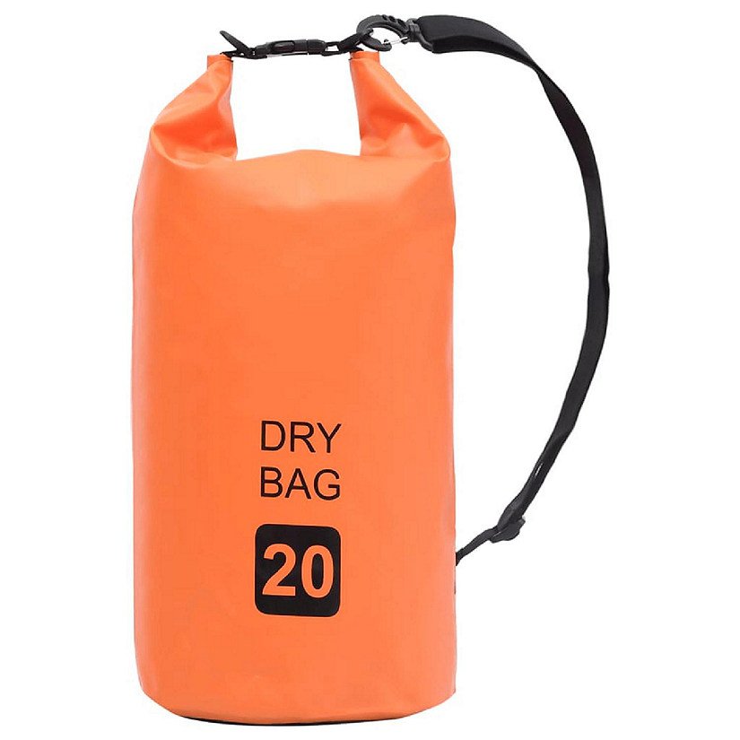 vidaXL Dry Bag Orange 5.3 gal PVC Image