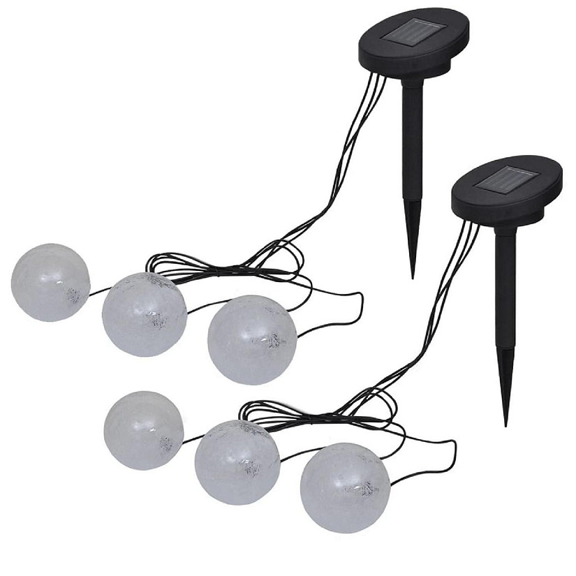 vidaXL Floating Lamps 6 pcs LED for Pond and Pool Image