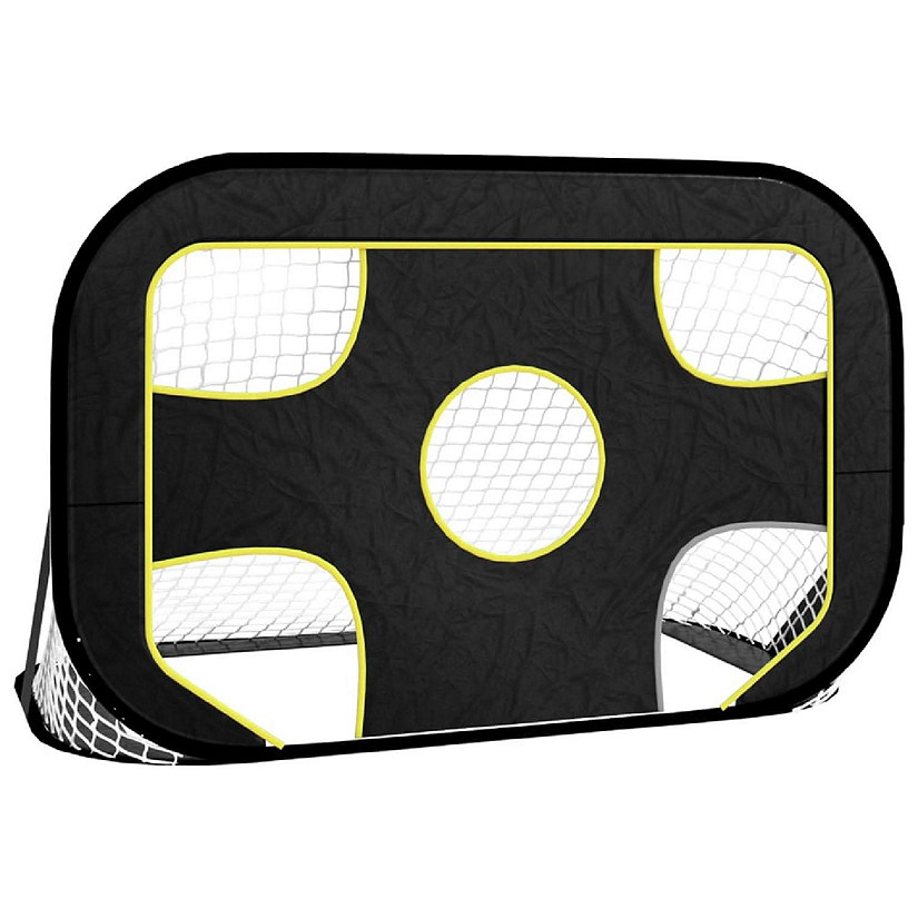 vidaXL Football Goal Net with Target 47.2"x31.5"x31.5" Polyester Image