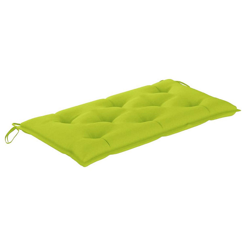 vidaXL Garden Bench Cushion Bright Green 43.3"x19.7"x2.8" Oxford Fabric Image