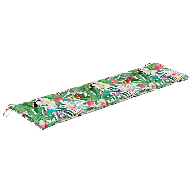 vidaXL Garden Bench Cushion Multicolor 70.9"x19.7"x2.8" Oxford Fabric Image