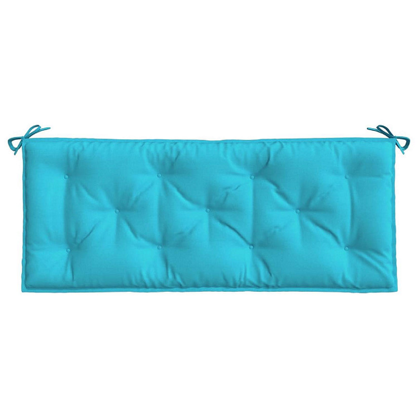 vidaXL Garden Bench Cushion Turquoise 47.2"x19.7"x2.8" Fabric Image