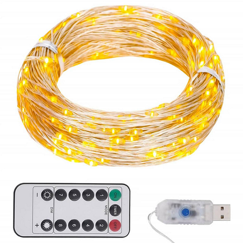 vidaXL LED String with 150 LEDs Warm White 49.2' Image