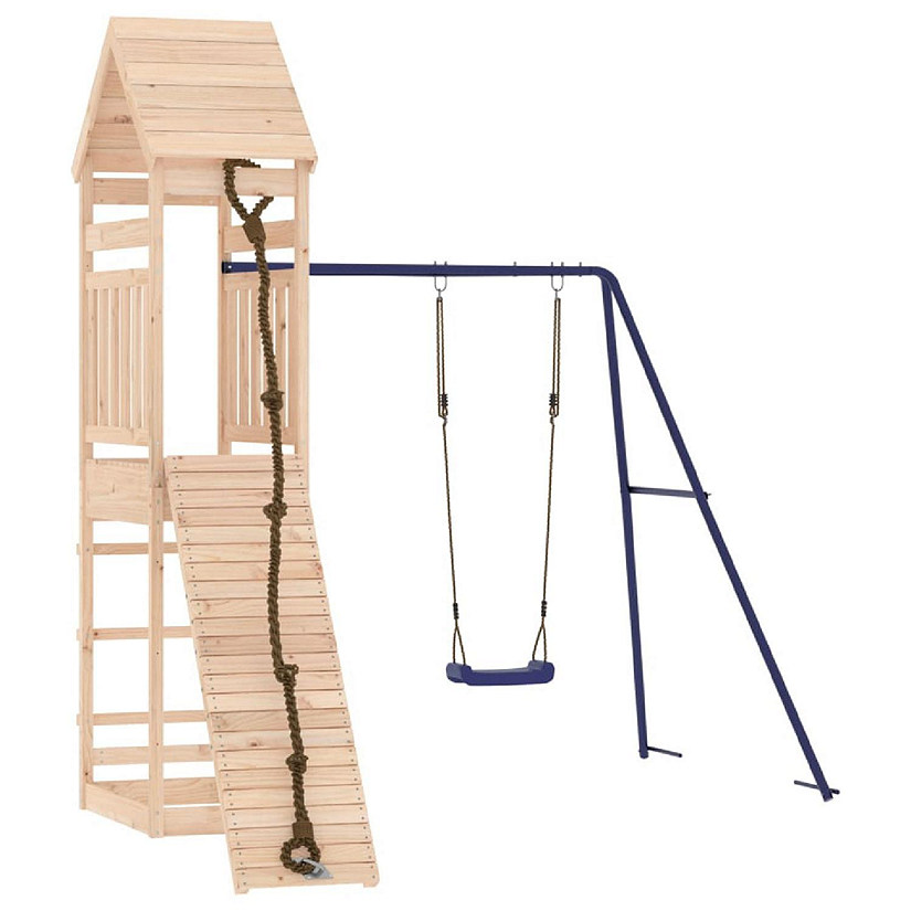 vidaXL Outdoor Playset Solid Wood Pine Image