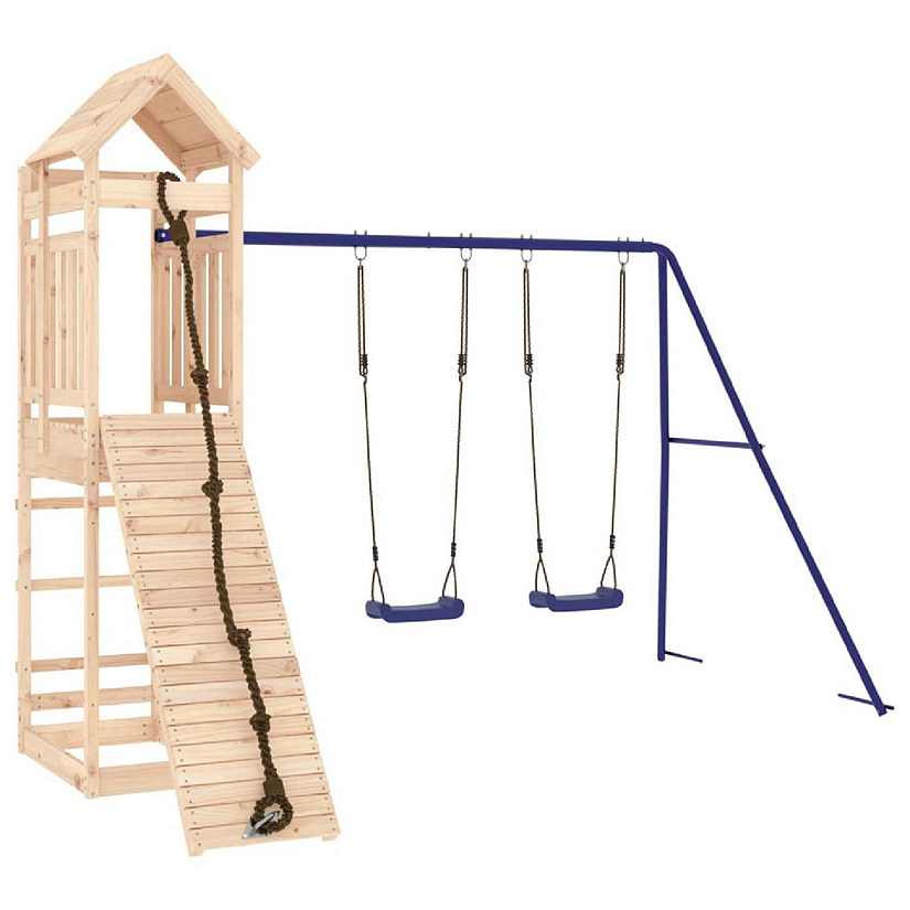 vidaXL Outdoor Playset Solid Wood Pine Image