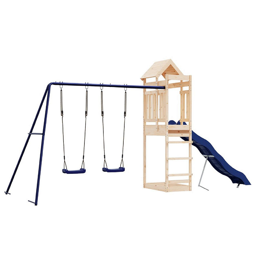 vidaXL Outdoor Playset Solid Wood Pine Image