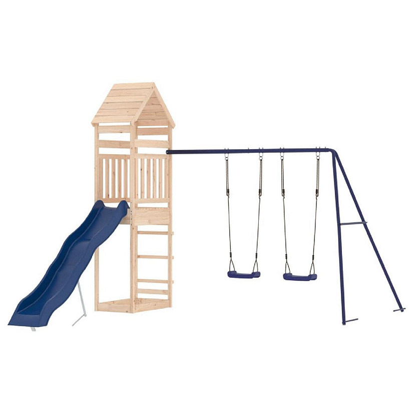 vidaXL Outdoor Playset Solid Wood Pine Image