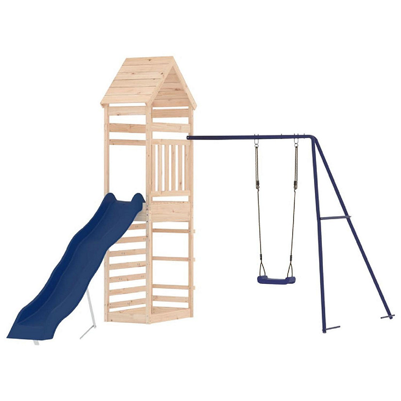 vidaXL Outdoor Playset Solid Wood Pine Image