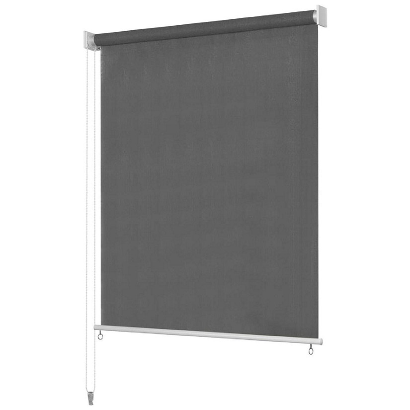 vidaXL Outdoor Roller Blind 86.6"x55.1" Anthracite Oriental Trading