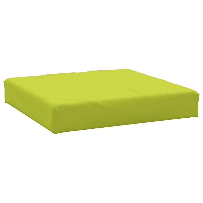 vidaXL Pallet Cushion Bright Green Oxford Fabric Image