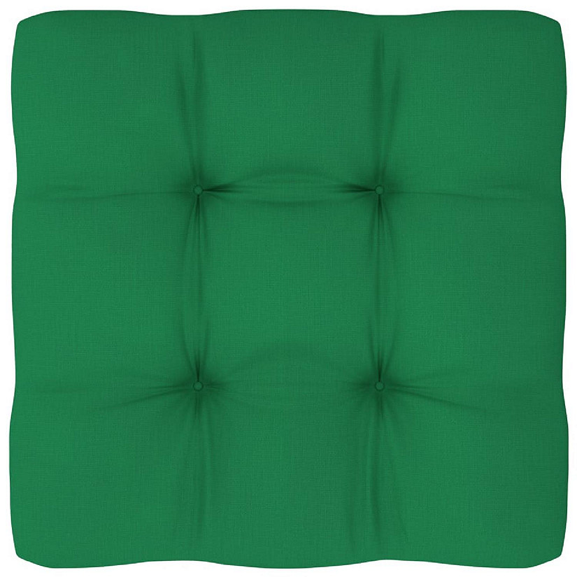 vidaXL Pallet Cushion Green 31.5"x31.5"x4.7" Fabric Image