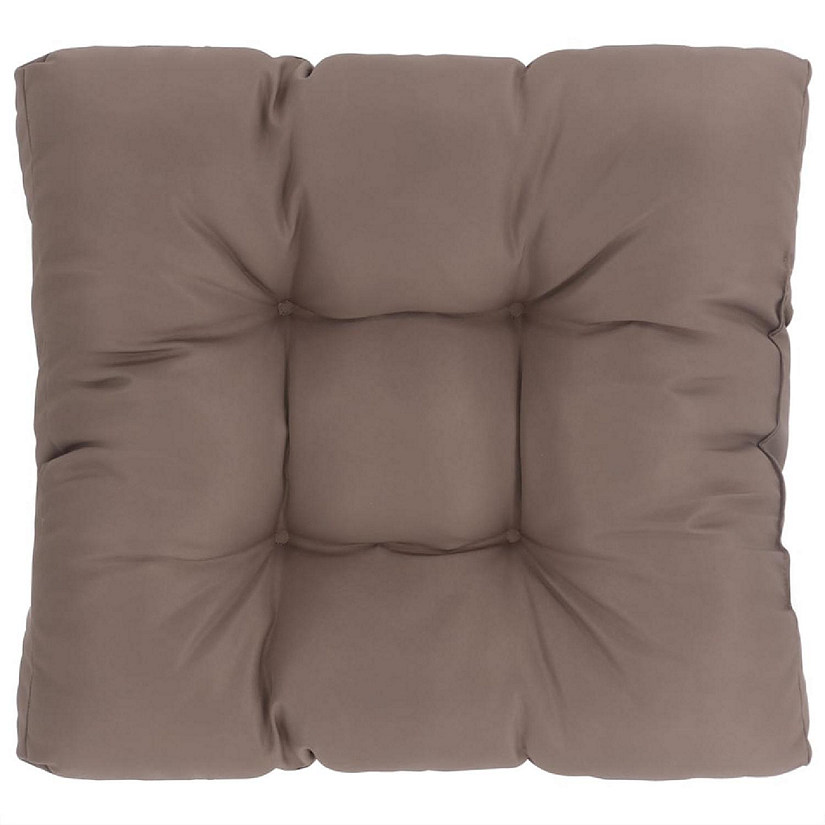 vidaXL Pallet Cushion Taupe 19.7"x19.7"x4.7" Fabric Image