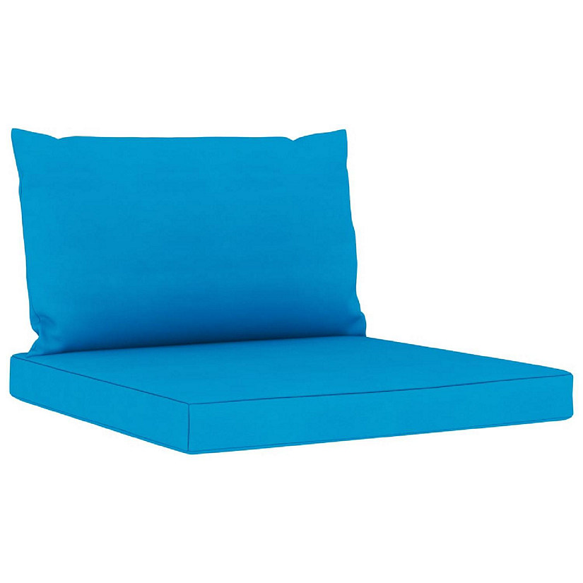 vidaXL Pallet Cushions 2 pcs Light Blue Oxford Fabric Image