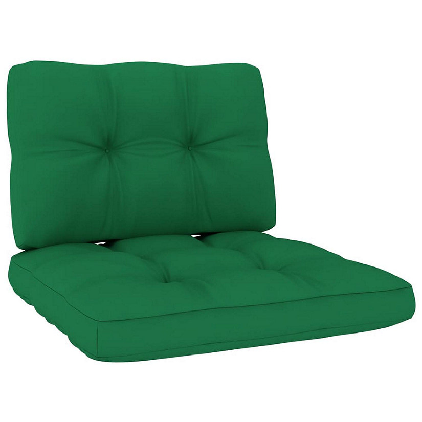 vidaXL Pallet Sofa Cushions 2 pcs Green Image