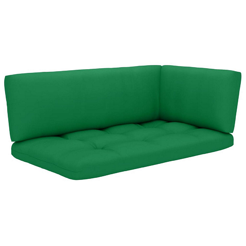 vidaXL Pallet Sofa Cushions 3 pcs Green pallet sofa cushion Image