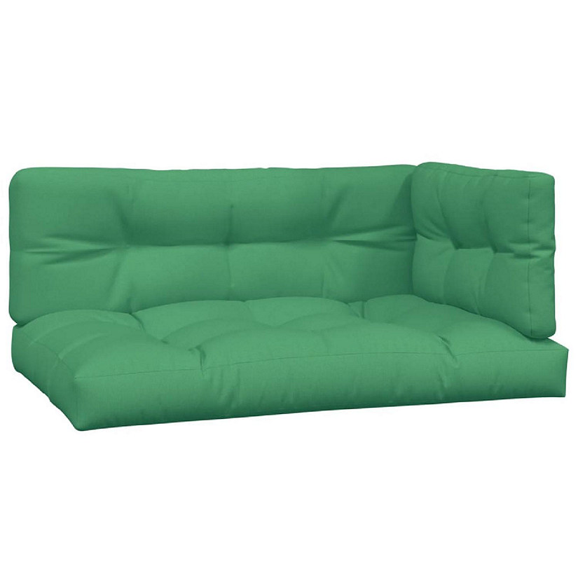 vidaXL Pallet Sofa Cushions 3 pcs Green Image