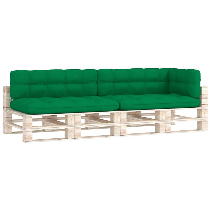 vijand Niet essentieel Op de loer liggen vidaXL Pallet Sofa Cushions 5 pcs Green | Oriental Trading