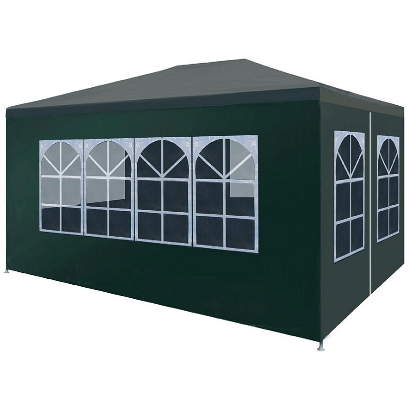 vidaXL Party Tent 9.8'x13.1' Green Image