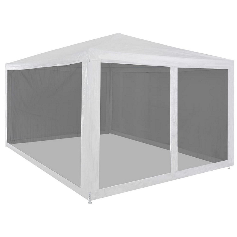 vidaXL Party Tent with 4 Mesh Sidewalls 157.5"x118.1" Image