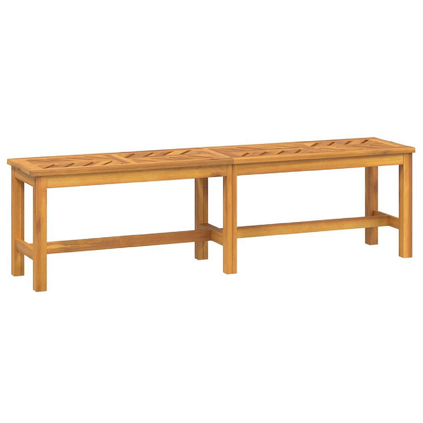 vidaXL Patio Bench 59.1" Solid Wood Acacia Image